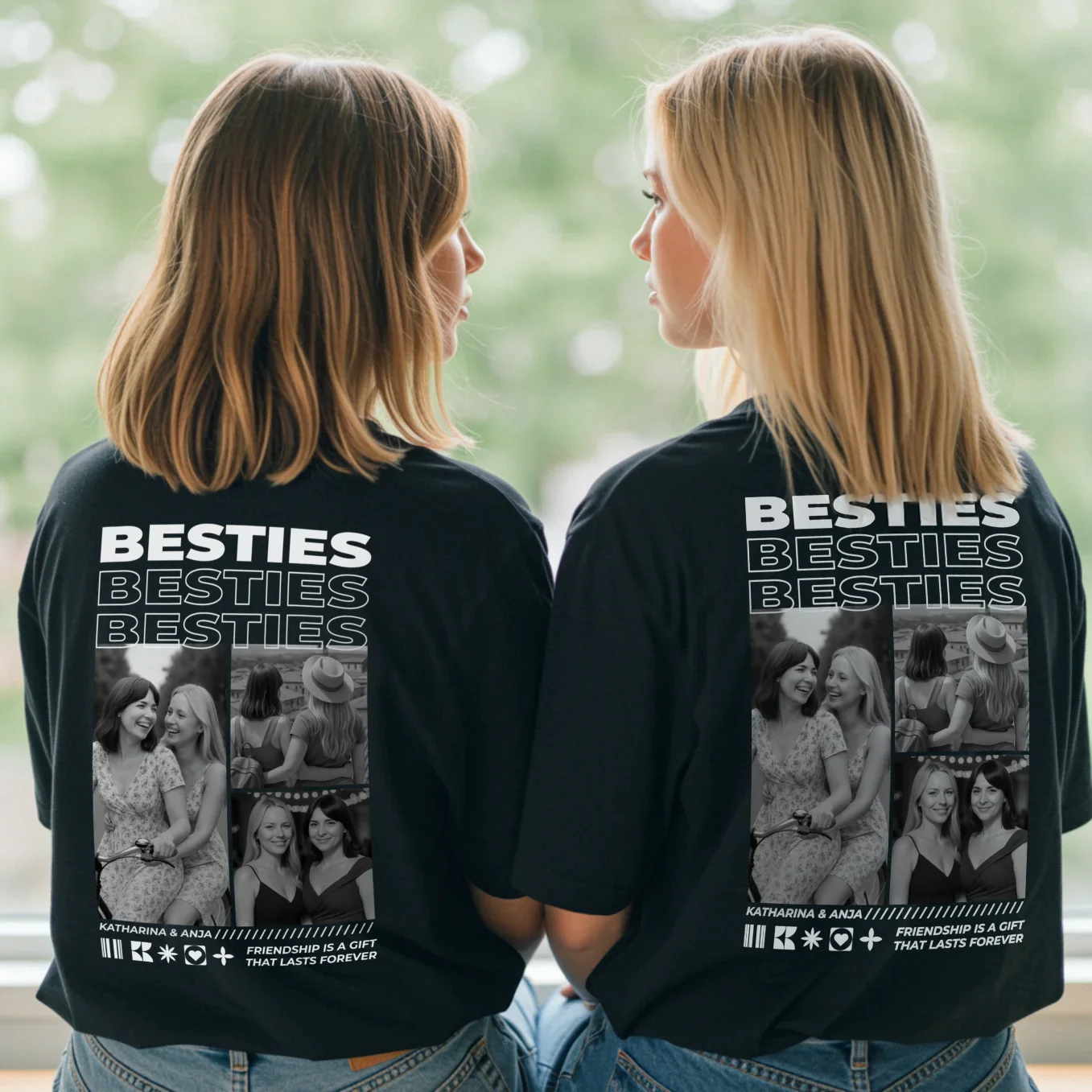 Personalisiertes T-Shirt ''BESTIES''