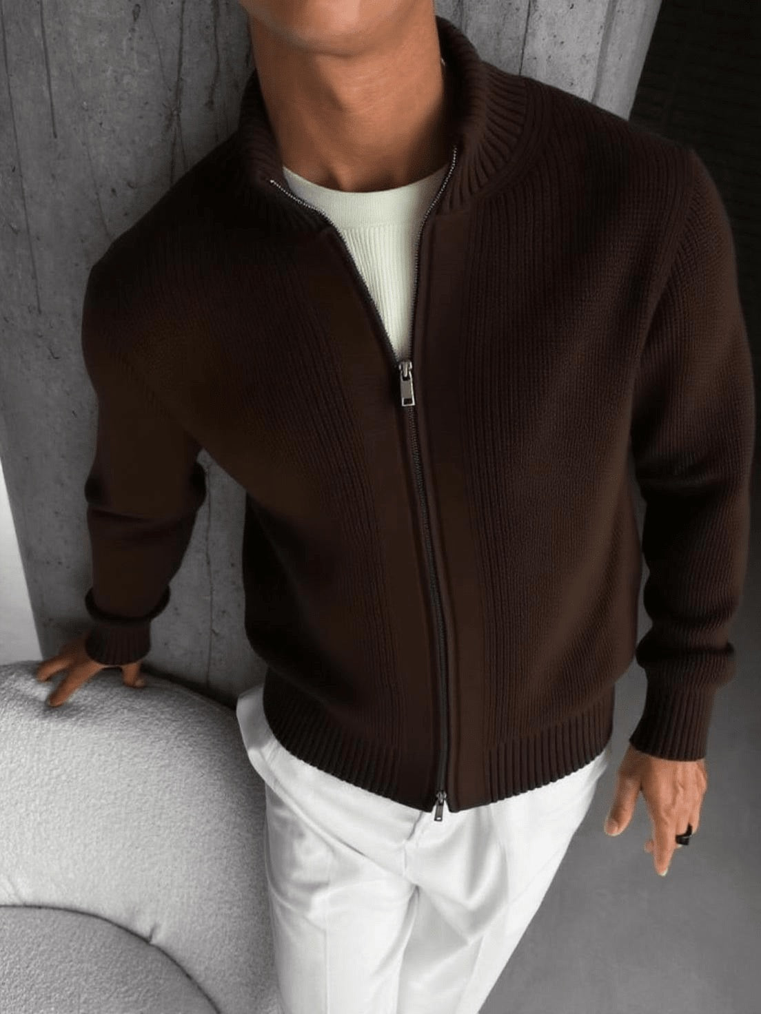 JACKOB LENEN- Strickjacke