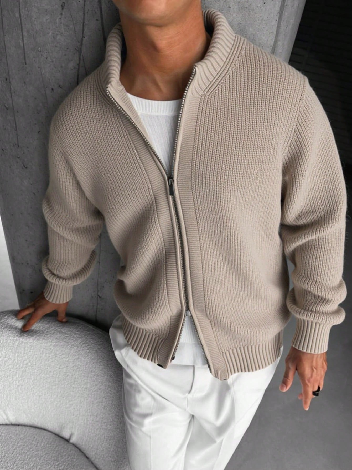 JACKOB LENEN- Strickjacke