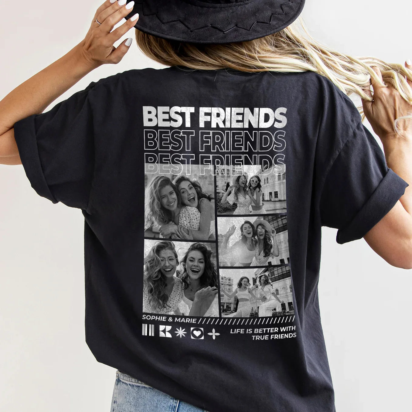 Personalisiertes T-Shirt ''BESTIES''