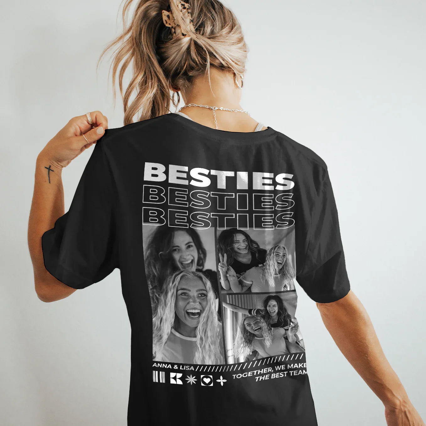 Personalisiertes T-Shirt ''BESTIES''