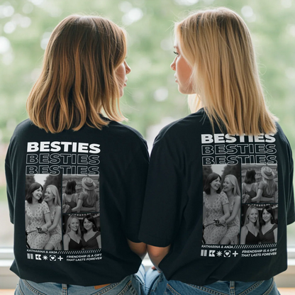 Personalisiertes T-Shirt ''BESTIES''